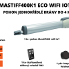 Mastiff400K1 ECO wifi IoT - pohon jednokřídlé brány do 4 m